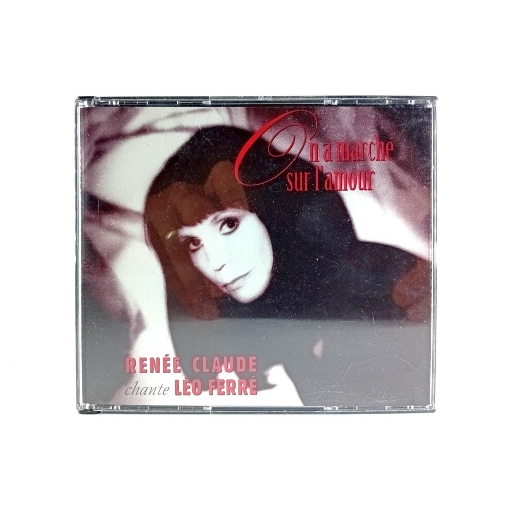 Renée Claude Chante Léo Ferré On A Marché Sur L'Amour 2CD French Music‎ VG